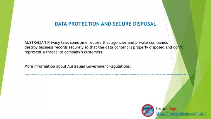 data protection and secure disposal