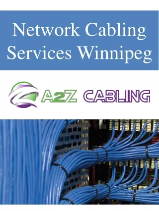 Network Cabling Services Winnipeg