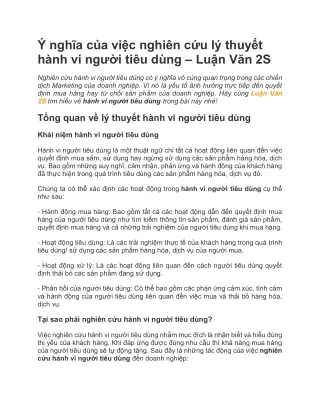 ngh a c a vi c nghi n c u l thuy