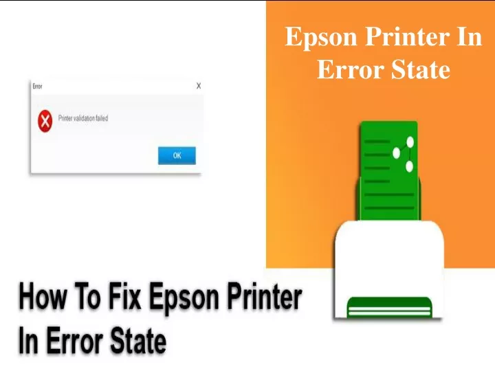 epson printer in error state