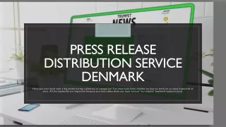 Press Release Distribution Services In Denmark