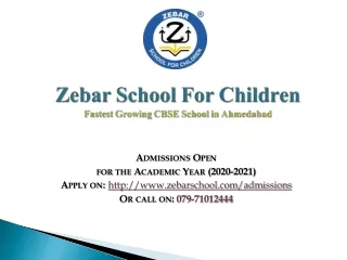 Zebar School For Children_Admissions