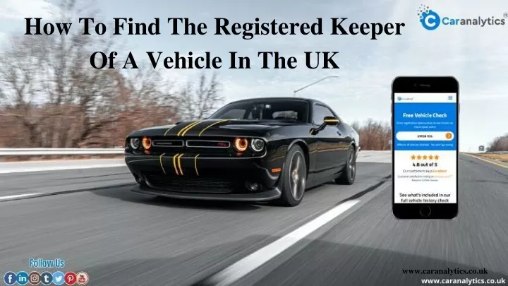 how to find the registered keeper of a vehicle