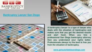 Bankruptcy Lawyer San Diego