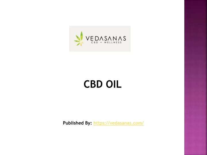 cbd oil published by https vedasanas com