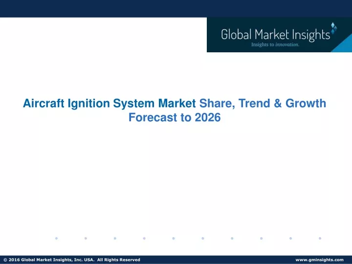aircraft ignition system market share trend