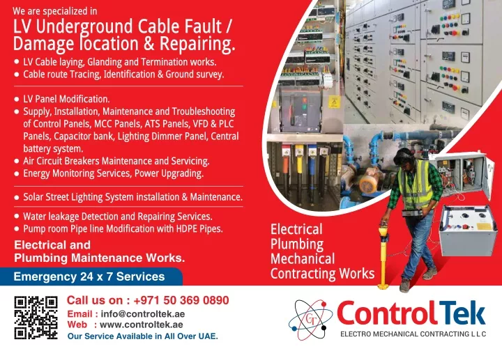 we are specialized in lv underground cable fault