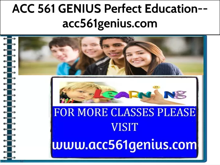 acc 561 genius perfect education acc561genius com
