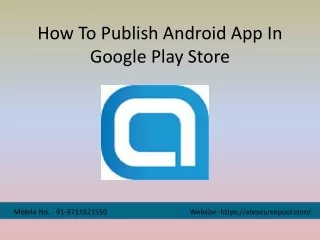 how to publish android app in google play store