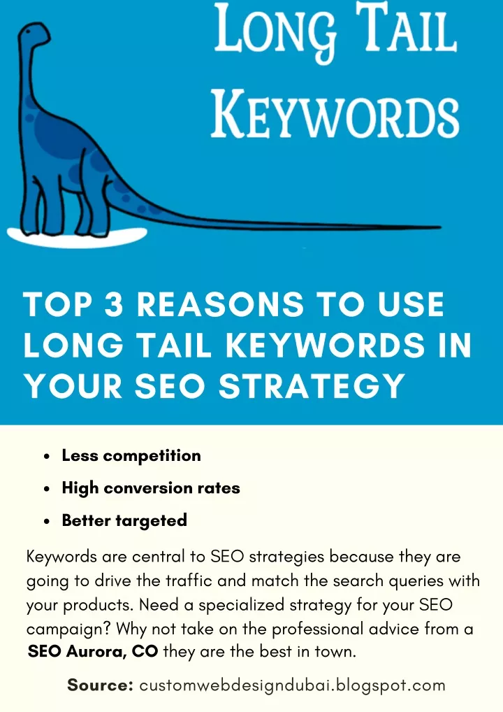 top 3 reasons to use long tail keywords in your