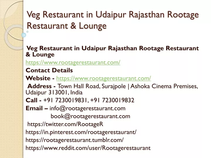 veg restaurant in udaipur rajasthan rootage restaurant lounge