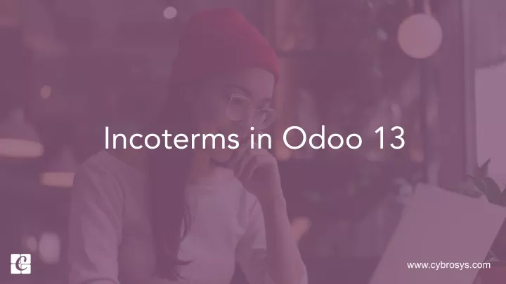 incoterms in odoo 13