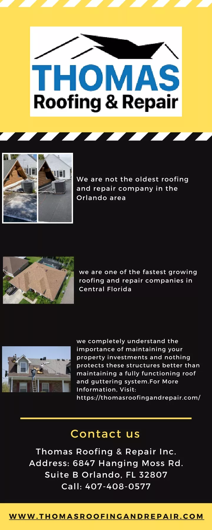 we are not the oldest roofing and repair company