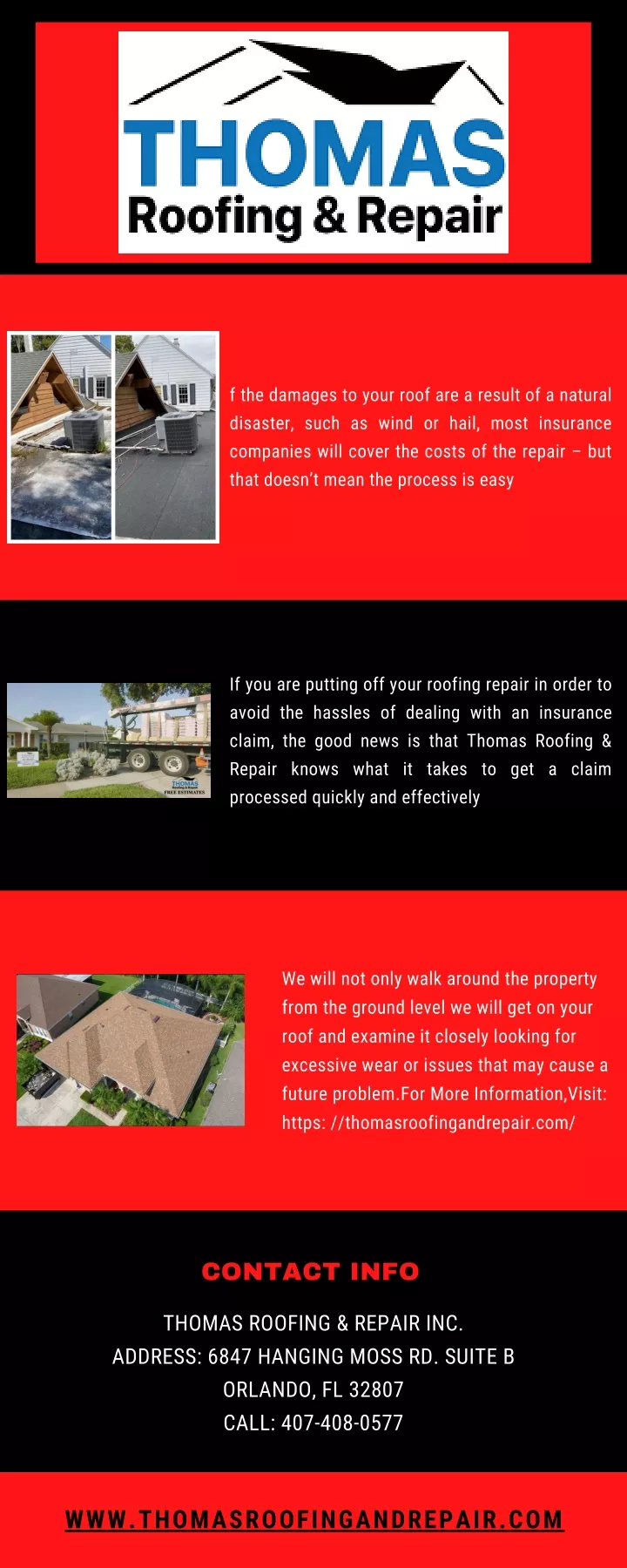 f the damages to your roof are a result