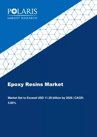 epoxy resins market