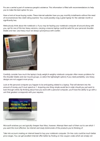 pcs are a central a part of numerous people