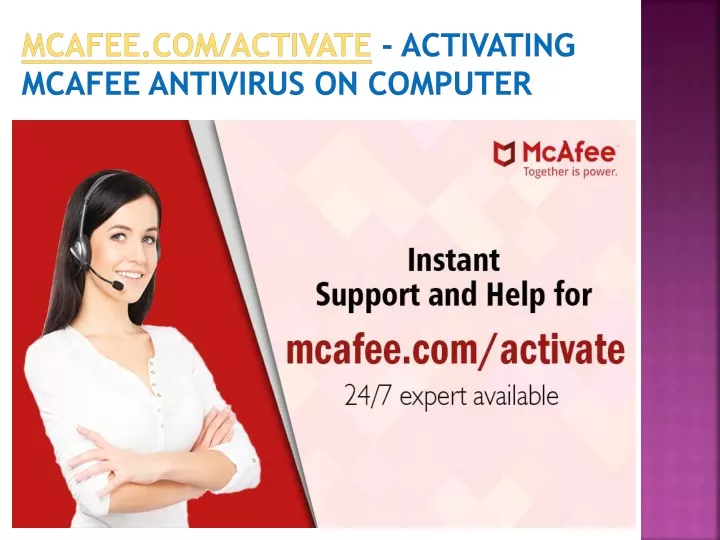 mcafee com activate activating mcafee antivirus on computer