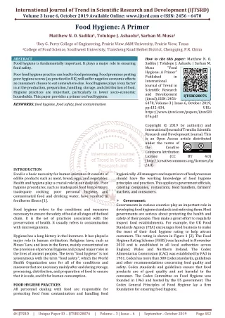 international journal of trend in scientific
