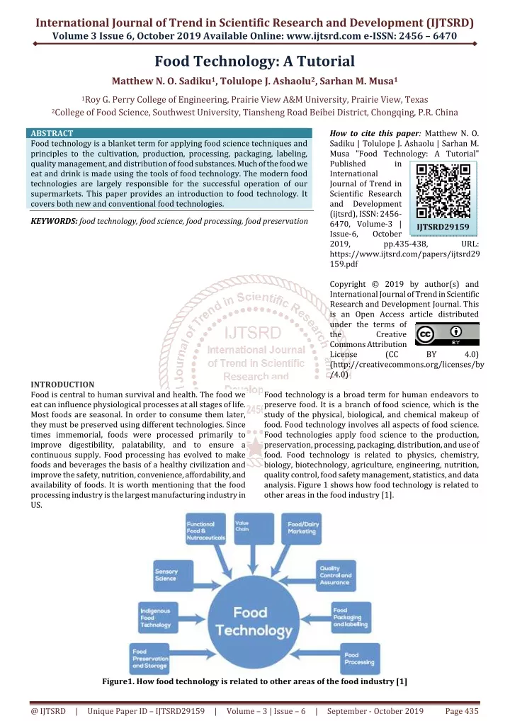 international journal of trend in scientific