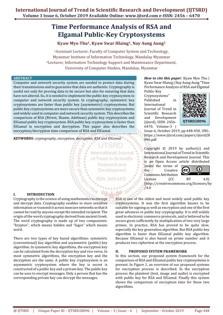 international journal of trend in scientific