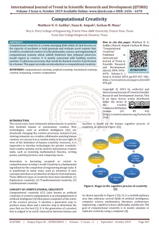 international journal of trend in scientific