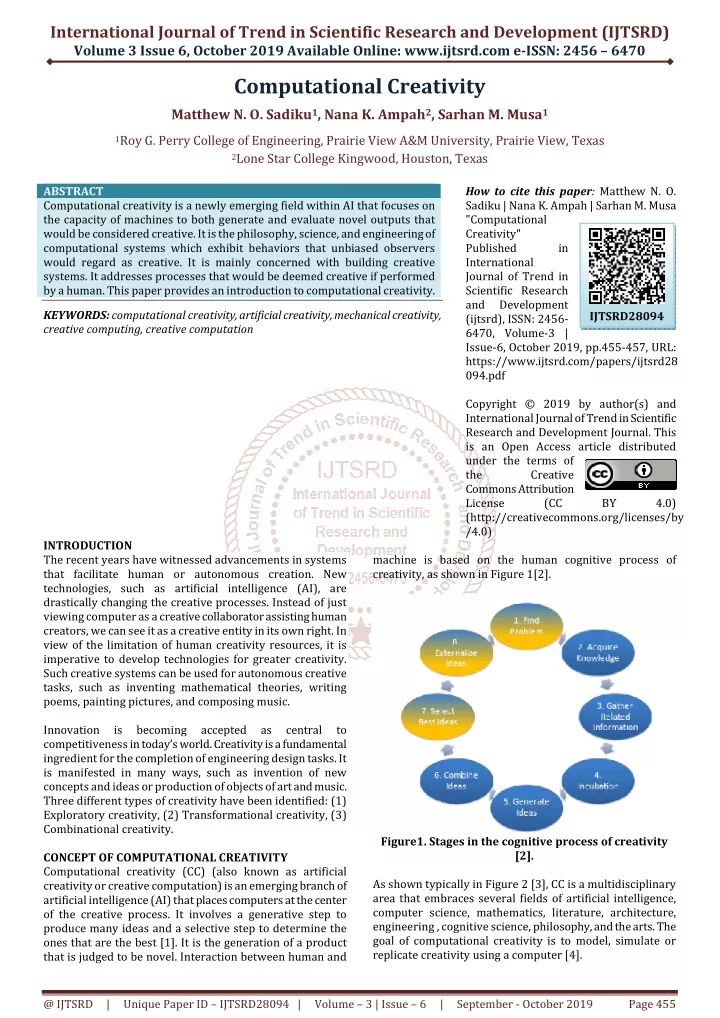 international journal of trend in scientific