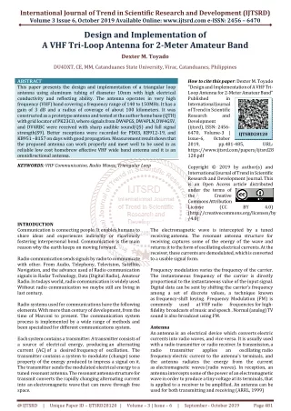 international journal of trend in scientific