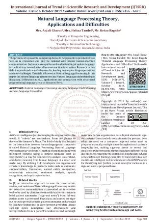 international journal of trend in scientific