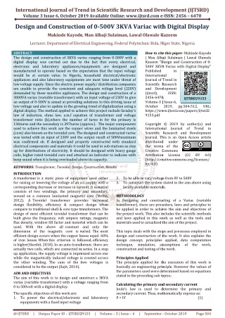 international journal of trend in scientific
