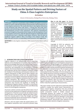 international journal of trend in scientific