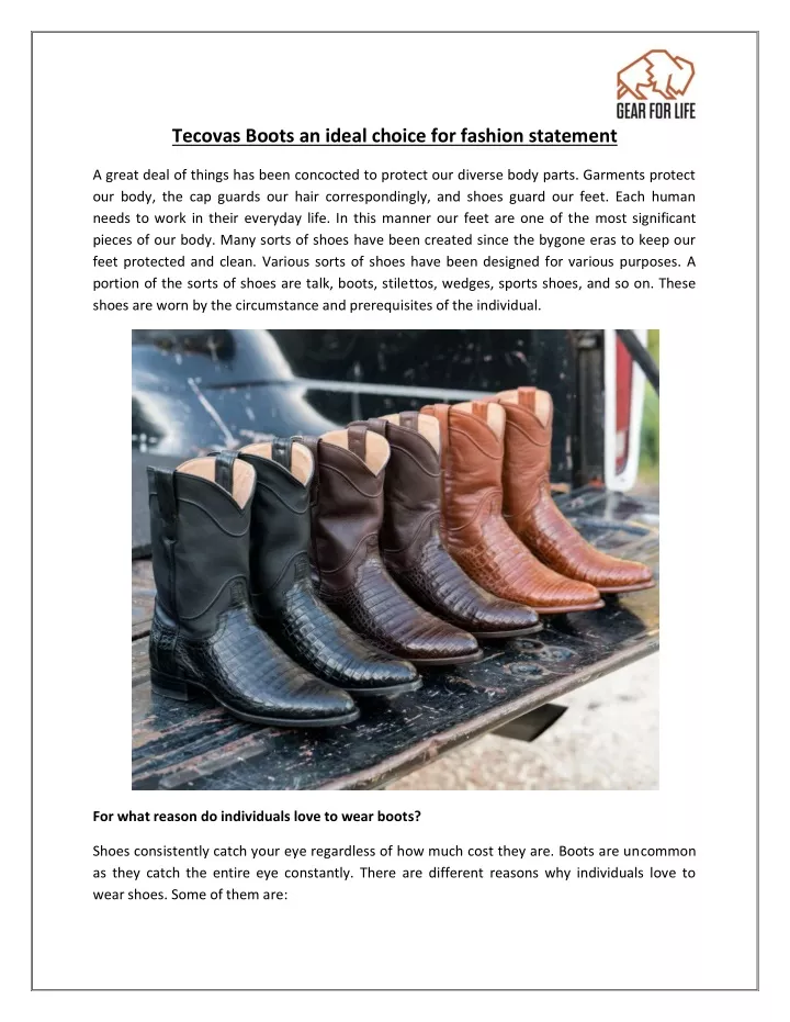 tecovas boots an ideal choice for fashion