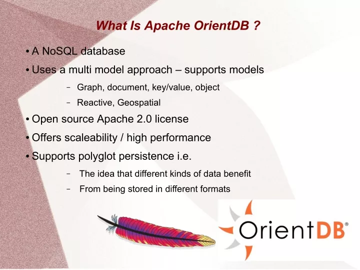 what is apache orientdb