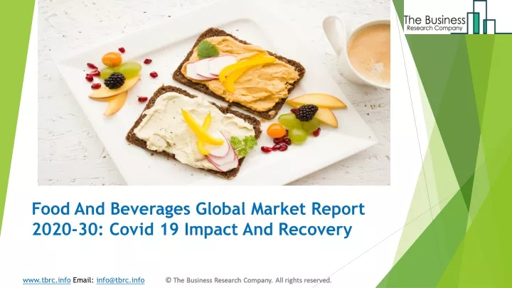 food and beverages global market report 2020 30 covid 19 impact and recovery