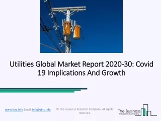 utilities utilities global market report 2020