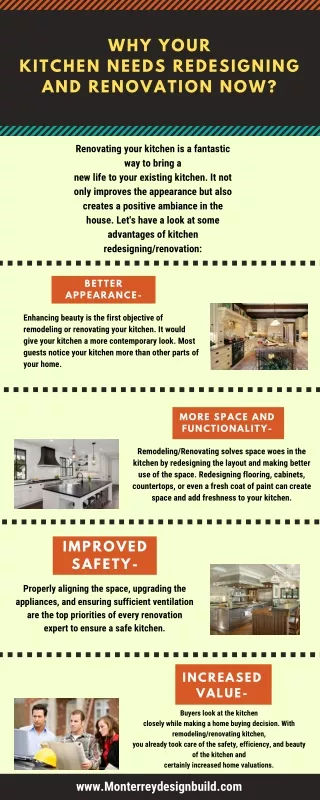 Why Your Kitchen Needs Redesigning and Renovation Now?