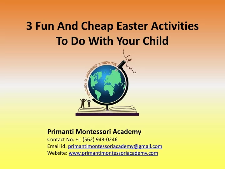 3 fun and cheap easter activities to do with your child
