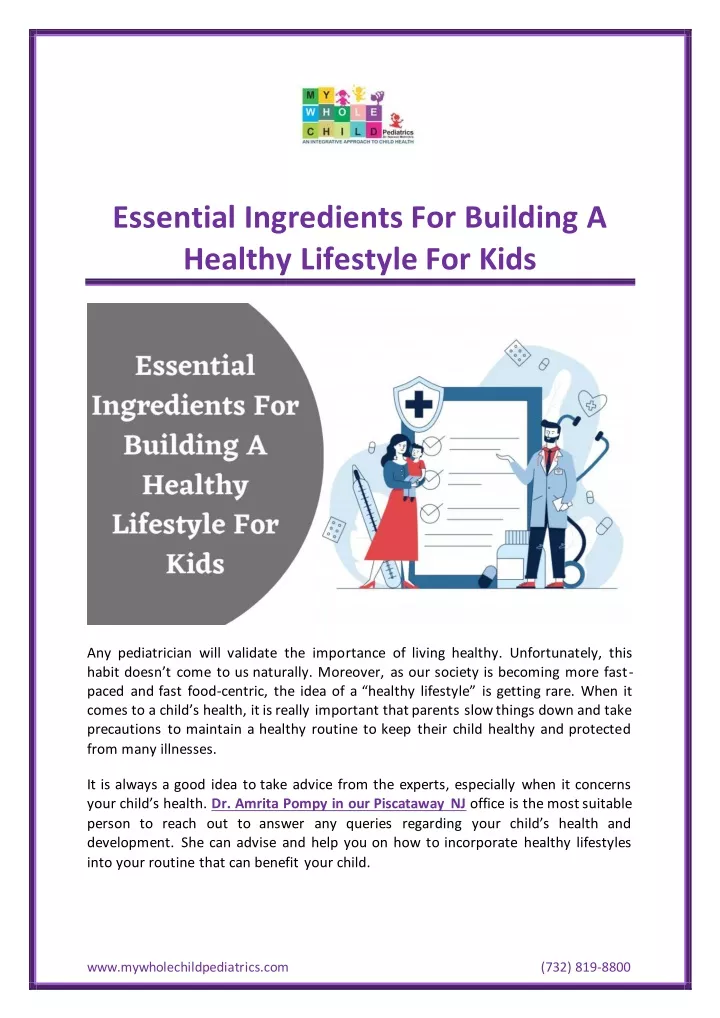 essential ingredients for building a healthy