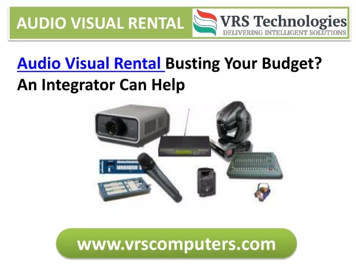 audio visual rental