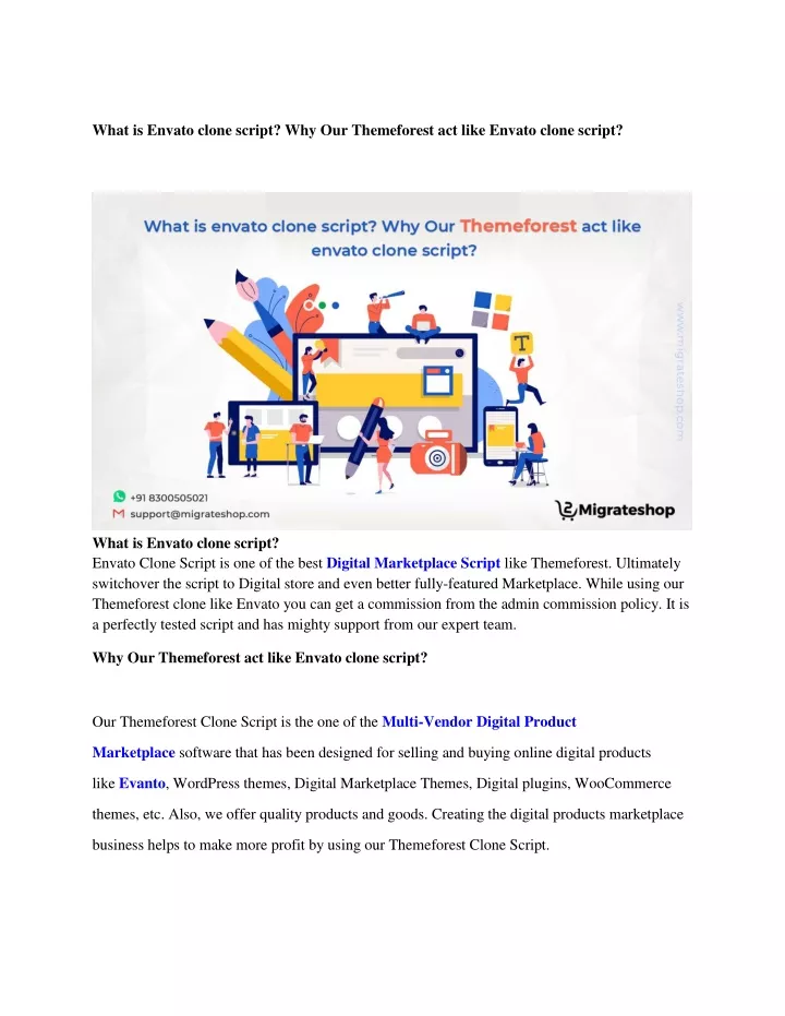 what is envato clone script why our themeforest