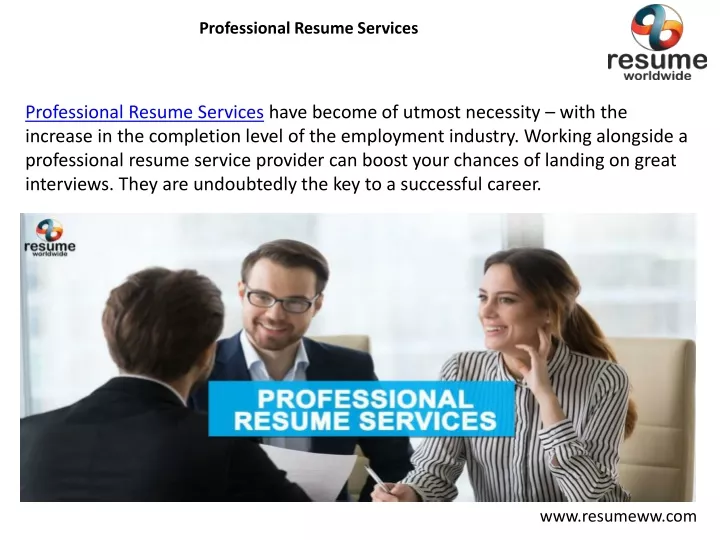 professional resume services