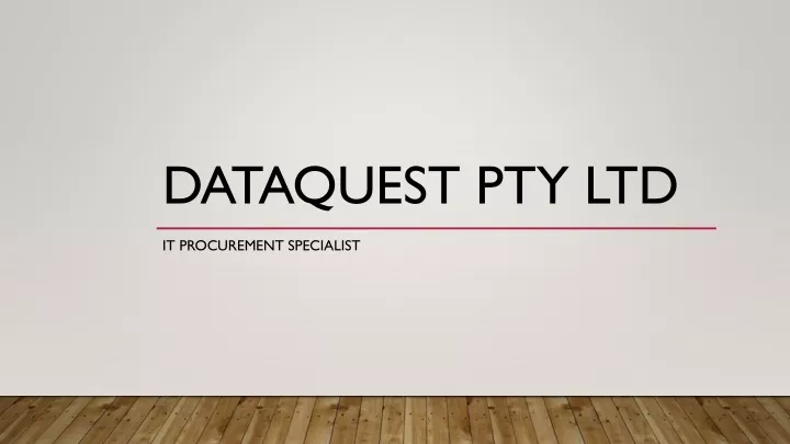 dataquest pty ltd