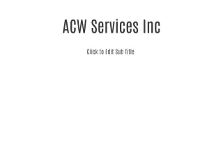 ACW Services Inc