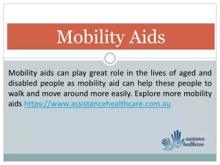 Online Guide to Understand Mobility Aids With Examples