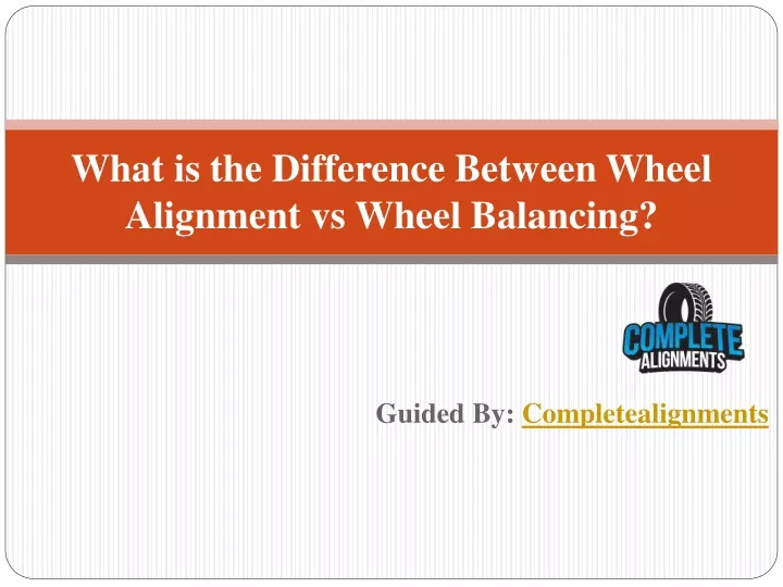 what is the difference between wheel alignment