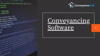 Conveyancing Software