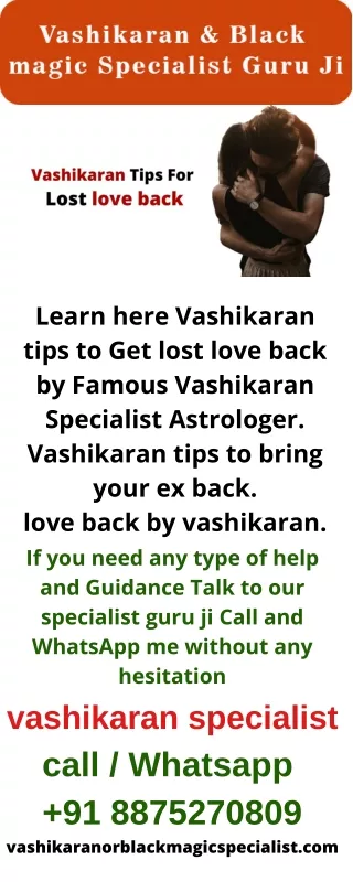 learn here vashikaran tips to get lost love back