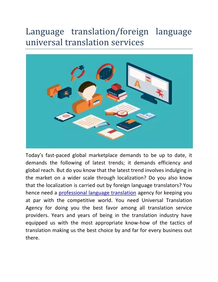 language translation foreign language universal