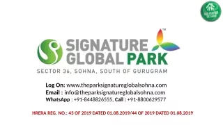 Signature Global Park South Gurgaon