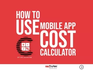 How to use Mobile App Cost Calculator