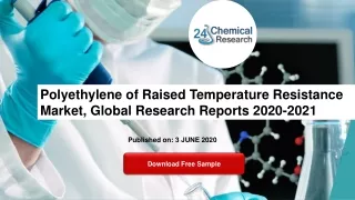 polyethylene of raised temperature resistance